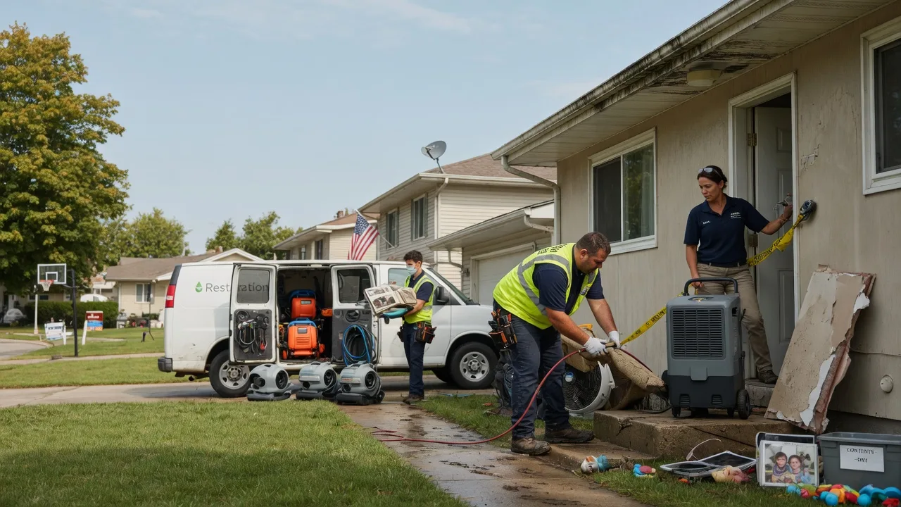 Water Damage Restoration in Tina, MO near me